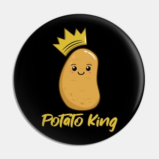 Cute Kawaii Potato King Pin