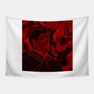 Dracula blood swirl (Claes Bang) Tapestry