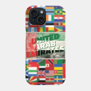 United Arab Emirates vintage style retro souvenir Phone Case