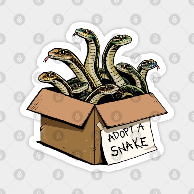 Adopt a Snake Magnet by GoshWow®