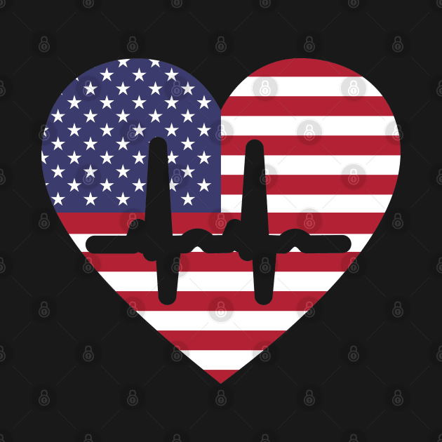 United State of America, Heart beat by maro_00