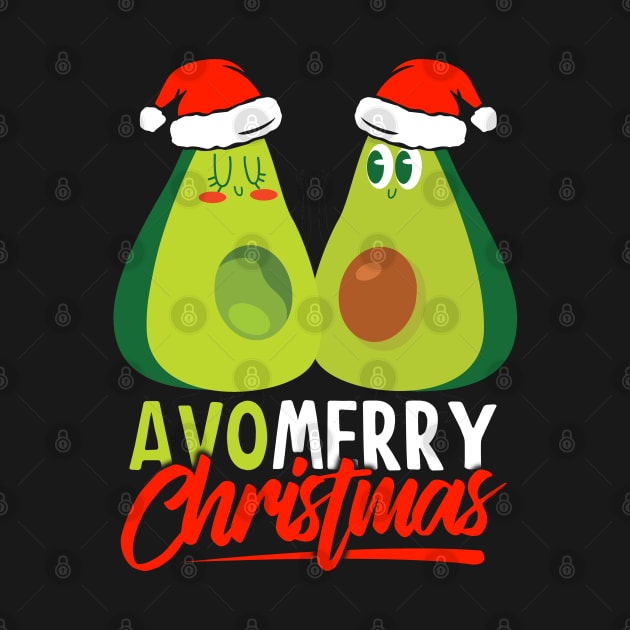 Funny Avocado Christmas - Avo Merry Christmas by SomedayDesignsCo