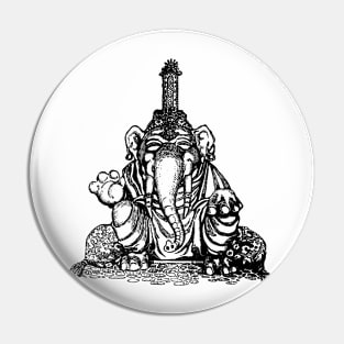 Elephant Lover Pin