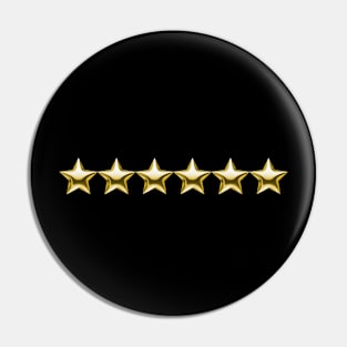 6 Stars Pin