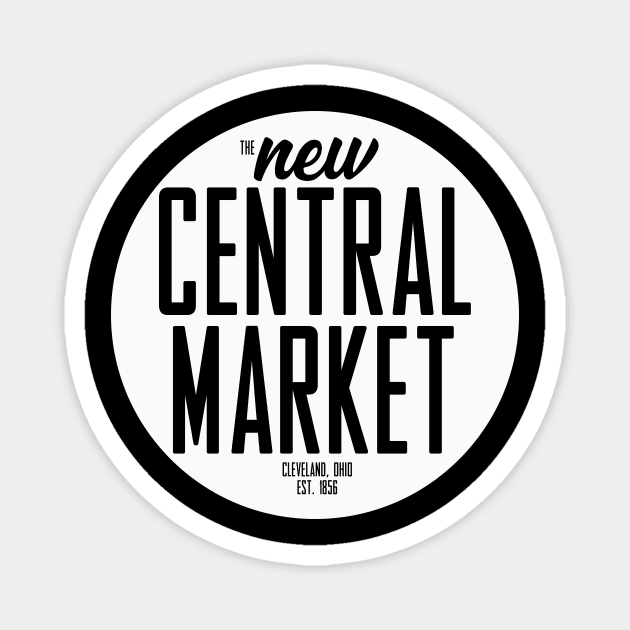 Cleveland's New Central Market est. 1856 Magnet by mbloomstine