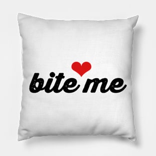 Bite Me Pillow