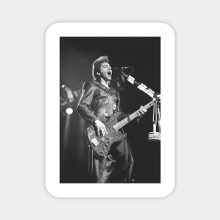 Tico Torres Bon Jovi BW Photograph Magnet