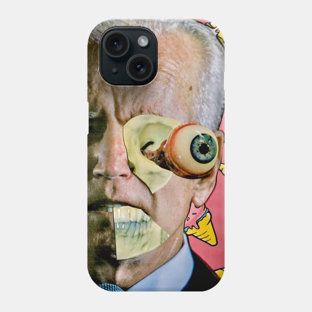 Joe Biden Ice Cream Party Phone Case by austyndelugoart