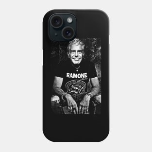 WHITE BOURDAIN PUNK ROCK Phone Case