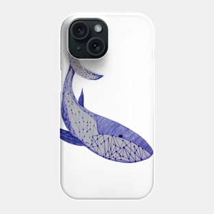 blue whale Phone Case