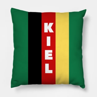 Kiel City in German Flag Vertical Pillow