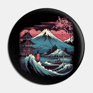 Mount Fuji Pin