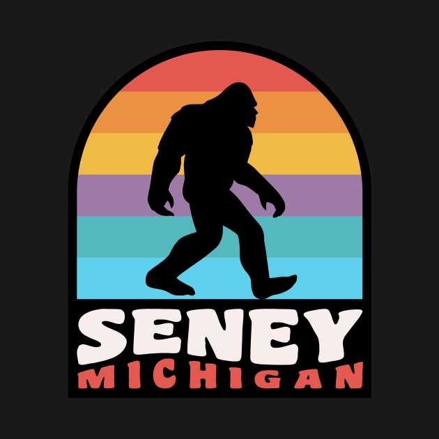 Seney Michigan Upper Peninsula Bigfoot Sasquatch by PodDesignShop