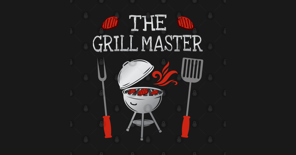 Funny Dad Chef BBQ Grill Master Joke - The Grill Master - The Grill