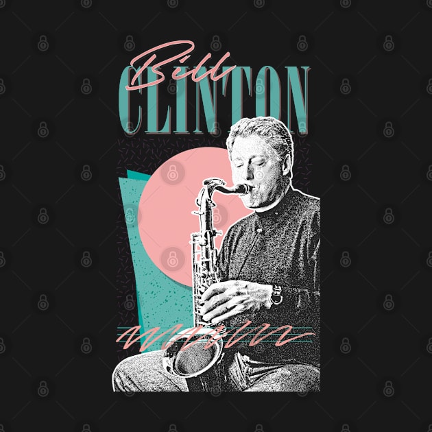 Bill Clinton // 1990s Style Aesthetic Design by DankFutura