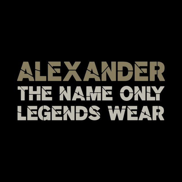 Alexander, the name only legends wear! by VellArt