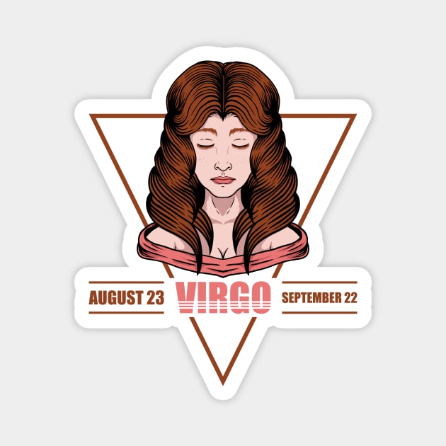 Virgo Zodiac Symbol Magnet by Utopia Shop