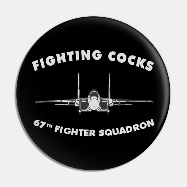 67th Fighter Squadron USAF F15 Pin by DesignedForFlight