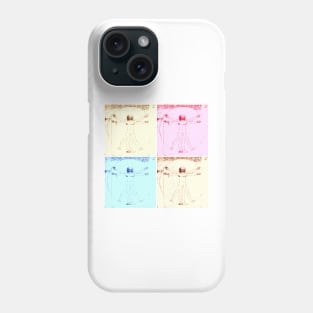 Warhol Vitruvian Man Phone Case