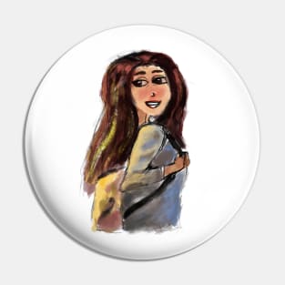 Cute Girl Pin