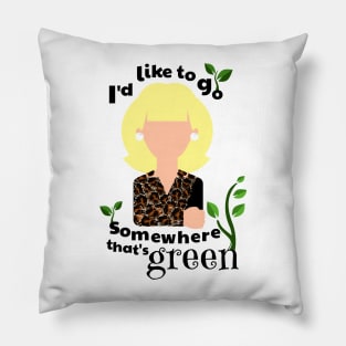 Somewhere That's Green - Little Shop of Horrors Pillow