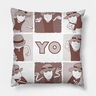 YO (Rustic) Pillow