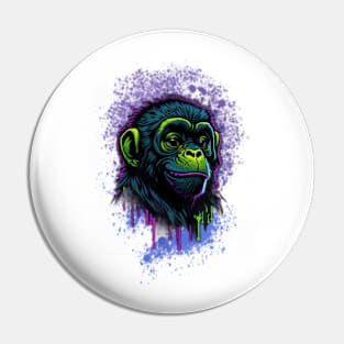 monkey art Pin