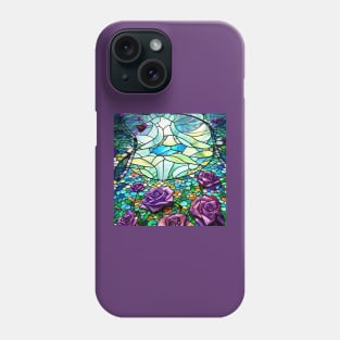 Stained Glass Roses Phone Case