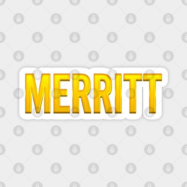 Merritt Family Name Magnet by xesed