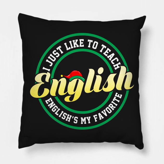 Teach English Pillow by KsuAnn