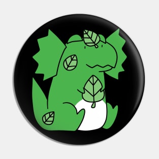 Leaf Dilophosaurus Pin