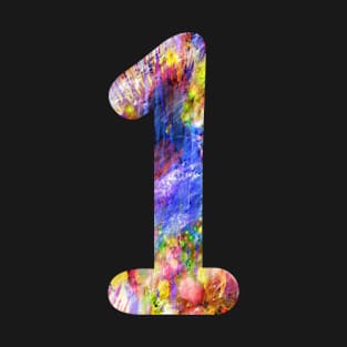 Number 1 Colorful Gift T-Shirt