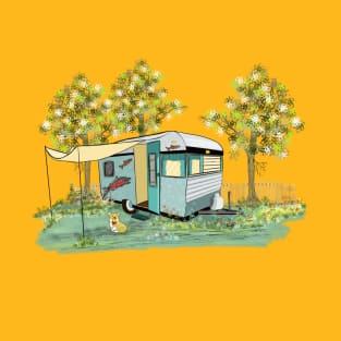 Lets Go Camping! Vintage Retro style..... T-Shirt