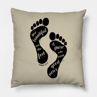 Beautiful Feet Romans Bible Memory Verse Acronym Pillow