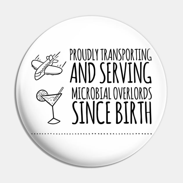 Serving Microbial Overlord Pin by Dead Moroz