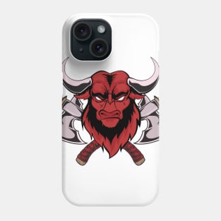 red Bull head Phone Case