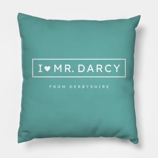 I love Mr. Darcy from Derbyshire Pillow