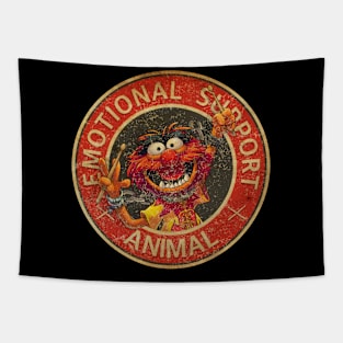 emotional support animal muppets Vintage Tapestry