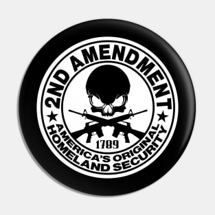 2nd Amendment America's Homeland Security Pin