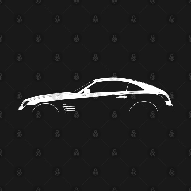 Chrysler Crossfire Silhouette by Car-Silhouettes