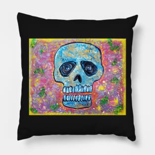 Marble Skull Pillow