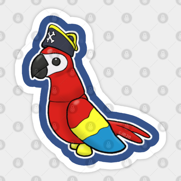 Adopt Me Parrot Adopt Me Roblox Sticker Teepublic - how to get a refund on roblox adopt me