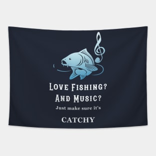 fishing music Tapestry