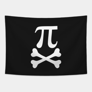 Pi-Rate Crossbones Tapestry