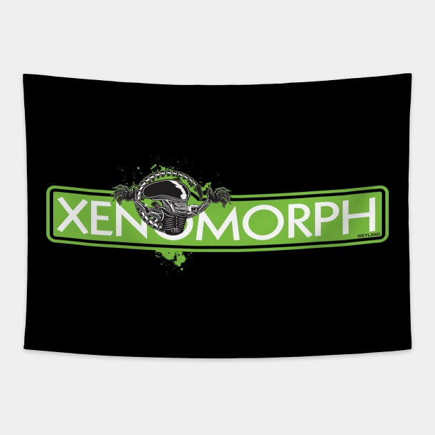 Xenomorphopoly Tapestry by wolfkrusemark