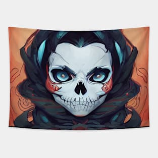 Mystical Skulls: Embrace the Enigmatic Allure of Alternative Designs Tapestry