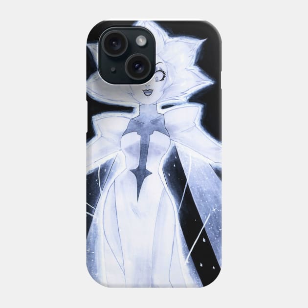 White Diamond Phone Case by KaylaNostrade