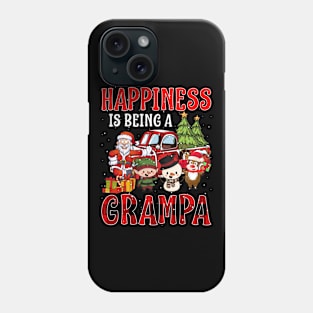 Happiness Is Being A Grampa Christmas Phone Case