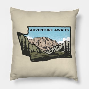 Adventure Awaits Pillow