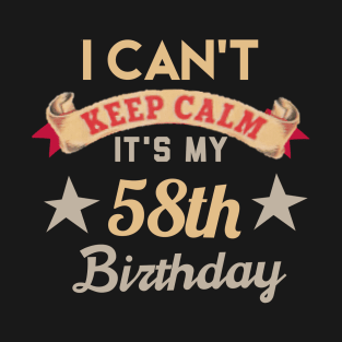 58th birthday gift T-Shirt